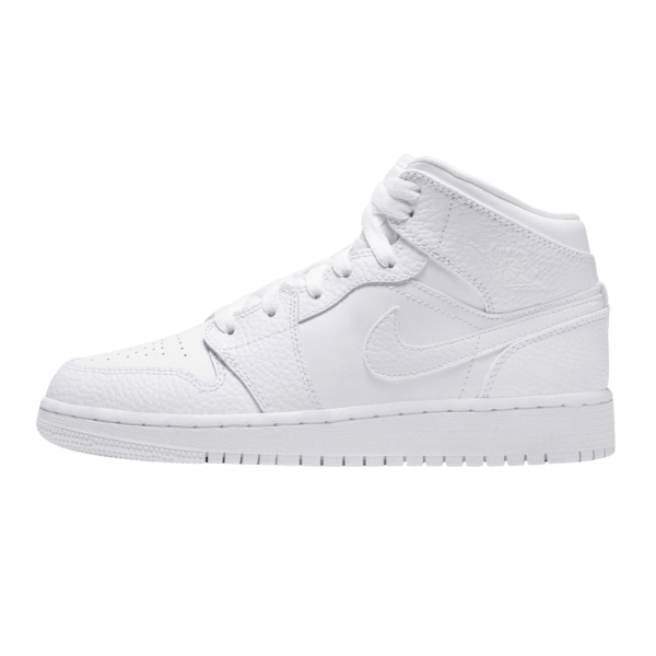 Air Jordan 1 Mid GS ‘Triple White’