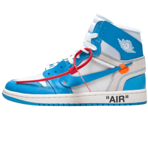 Off White X Air Jordan 1 High UNC Blue White