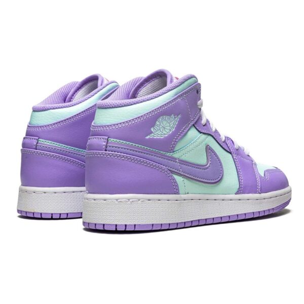 Air Jordan 1 Mid GS ‘Purple Aqua’