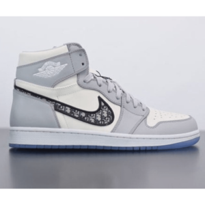 DO x Air Jordan 1 High Wolf Grey Sneaker