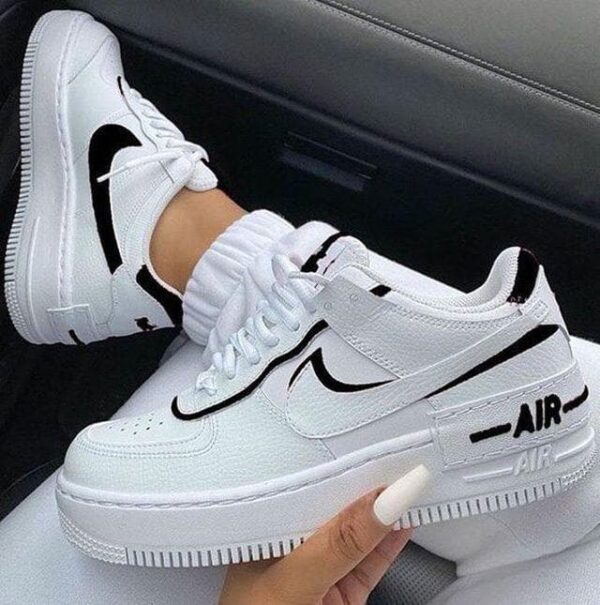 Air Force 1 Shadow Black x White