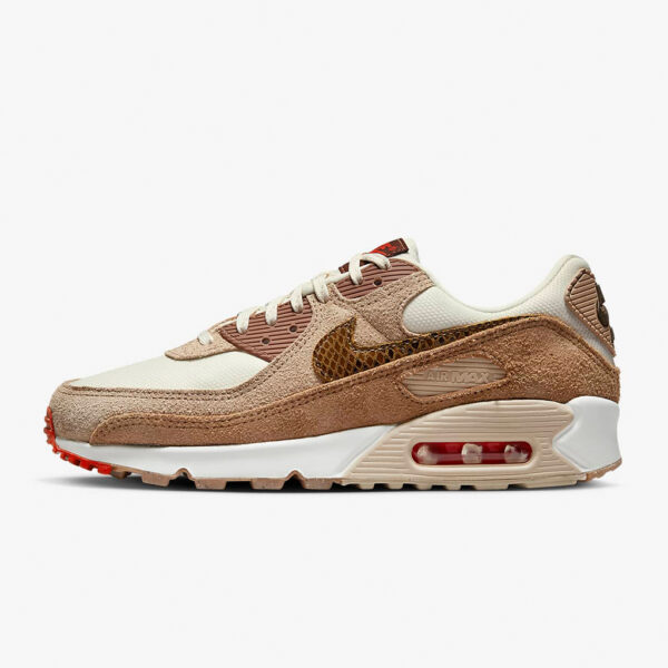 Air Max 90 AMD – Pale Ivory/Summit White/Oatmeal/Picante Red