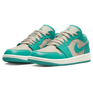 Air Jordan 1 Low Wmns ‘Tropical Teal Sandy Beige’