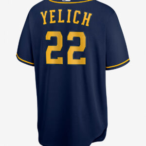 MLB Milwaukee Brewers Navy (Christian Yelich)