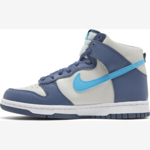 Nike Dunk High Light Bone Diffused Blue