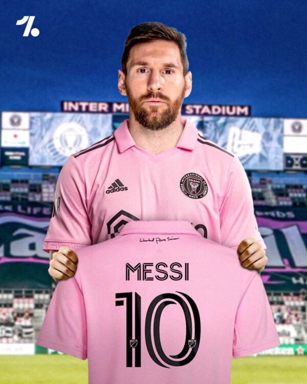 Leo Messi Inter Miami 2023 Home Pink Jersey