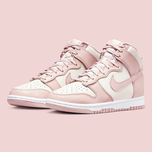 Dunk High “Pink Oxford” Sneakers