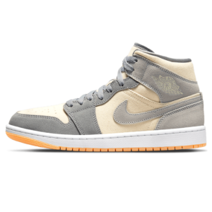 Air Jordan 1 Mid Coconut Milk Particle Grey