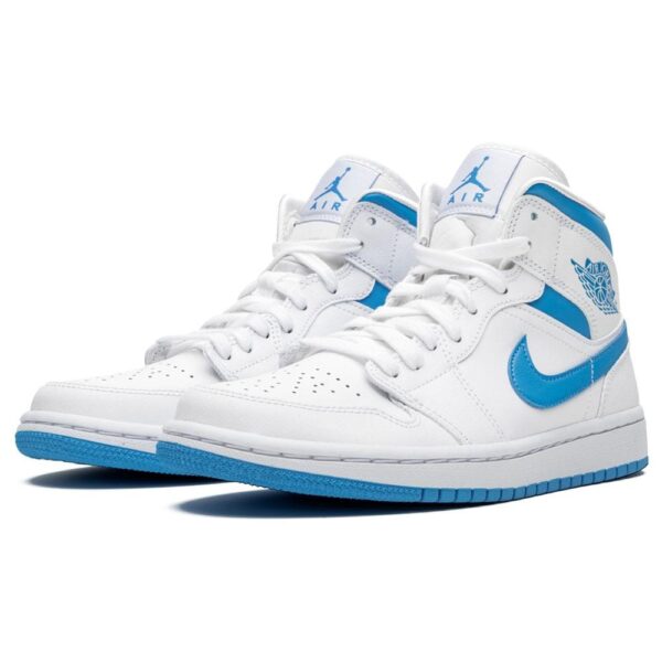 Air Jordan 1 Wmns Mid ‘UNC’ White Carolina Blue