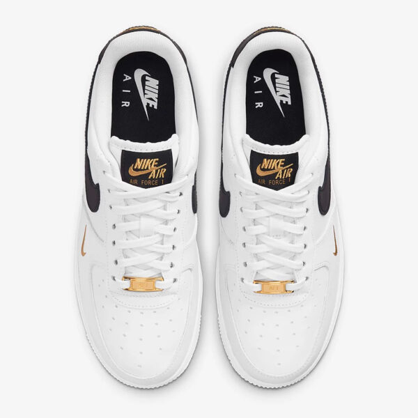 Air Force 1 Low 07 Essential White Black Gold