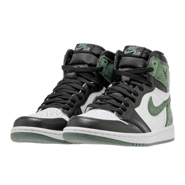 Air Jordan 1 White Clay Green Black