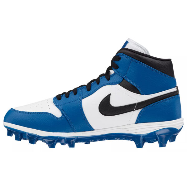 Jordan 1 Alpha Menace Mid Football Cleats Black Royal