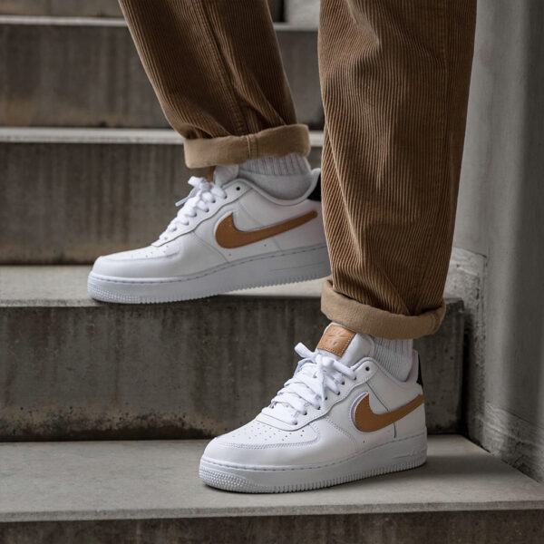 Air Force 1 Low ’07 LV8 ‘Removable Swoosh White Vachetta Tan’