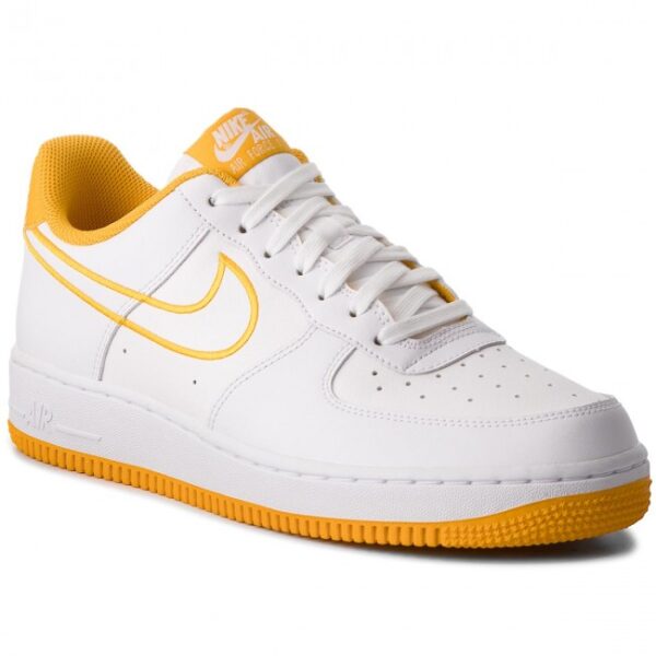 Air Force 1 ’07 Leather White/Yellow Ochre