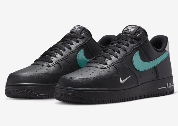 Air Force 1 Black Blue Lightning