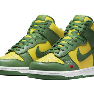 Supreme X Nike SB Dunk High By Any Means Varsity Maize