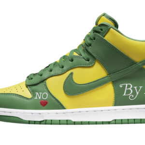 Supreme X Nike SB Dunk High By Any Means Varsity Maize