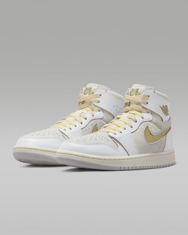 Air Jordan 1 Zoom CMFT 2 Neutral Grey/Metallic Gold