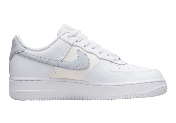 Air Force 1 Low Mini Swooshes White Cream