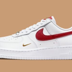 Air Force 1 Appears With Rich Red And Gold Accents