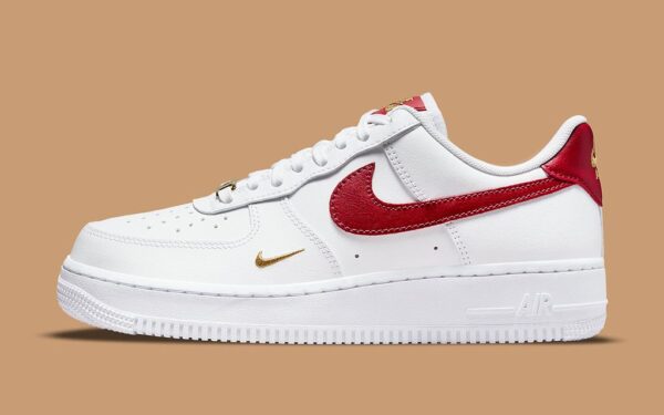 Air Force 1 Appears With Rich Red And Gold Accents