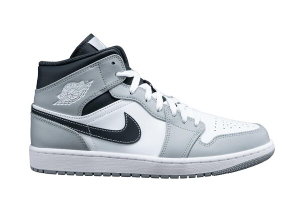 Air Jordan 1 Mid Fitness Shoes Gray