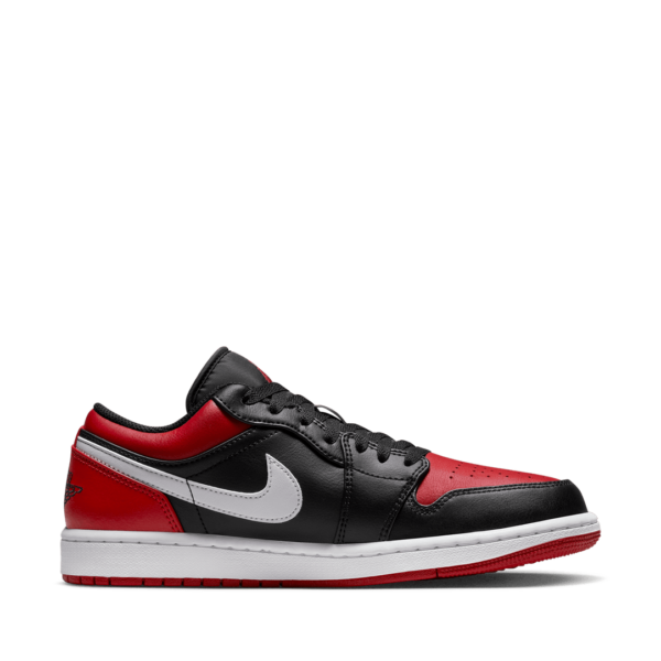 Air Jordan 1 Low Black, Gym Red and White