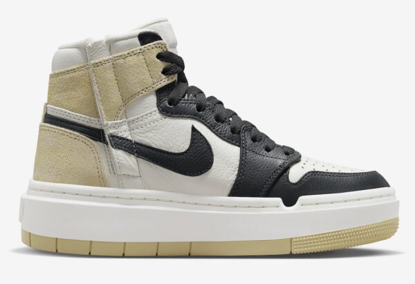 Air Jordan 1 Elevate High Womens Beige Black Toe