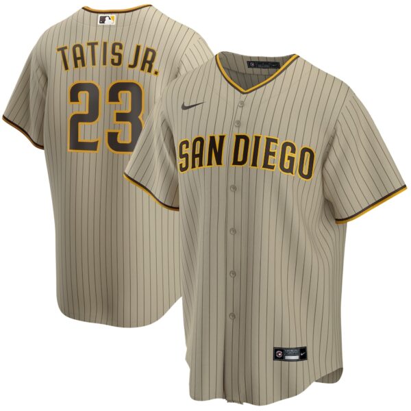 Jerseys Men’s San Diego Padres Fernando Tatis Jr. Nike Tan Alternate Replica