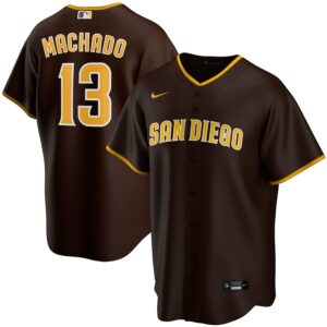 Jerseys Men’s San Diego Padres Manny Machado Nike Brown Alternate Replica