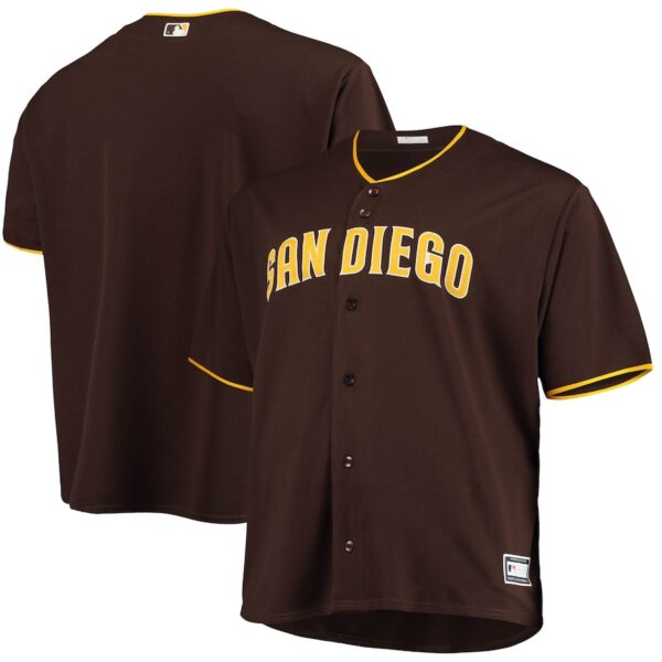 Men’s San Diego Padres Sand/Brown Big & Tall Alternate Replica