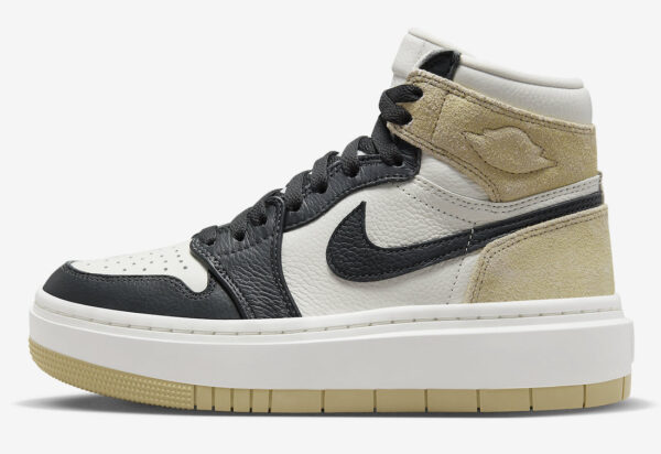 Air Jordan 1 Elevate High Womens Beige Black Toe