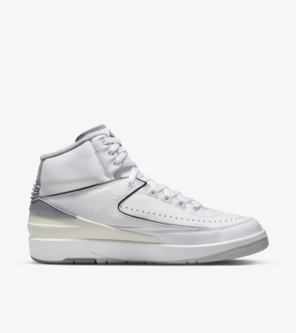 Air Jordan 2 Retro White and Cement Grey