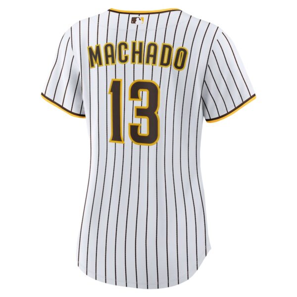 Jerseys Women’s San Diego Padres Manny Machado Nike White/Brown Home Replica