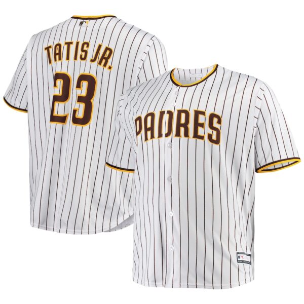 Men’s San Diego Padres Fernando Tatis Jr. White Big & Tall Replica