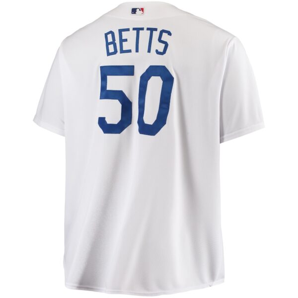 Jersey Mookie Betts Los Angeles Dodgers Big & Tall Replica – White