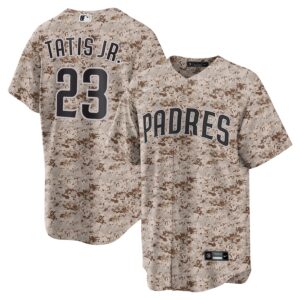 Jerseys Men’s San Diego Padres Fernando Tatis Jr. Nike Camo USMC Alternate Replica