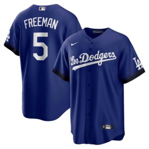 Jerseys Freddie Freeman Los Angeles Dodgers Nike City Connect Replica – Royal