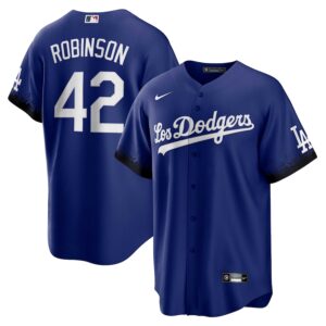 Jerseys Jackie Robinson Los Angeles Dodgers Nike City Connect Replica – Royal