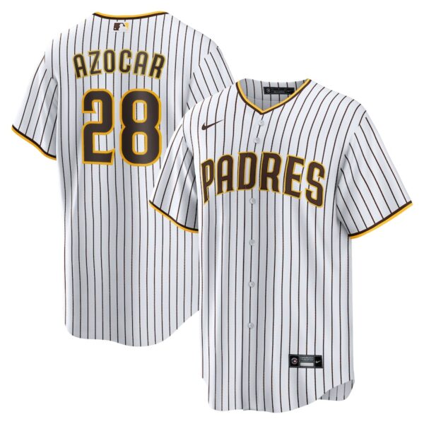 Jerseys Men’s San Diego Padres José Azocar Nike White Home Replica