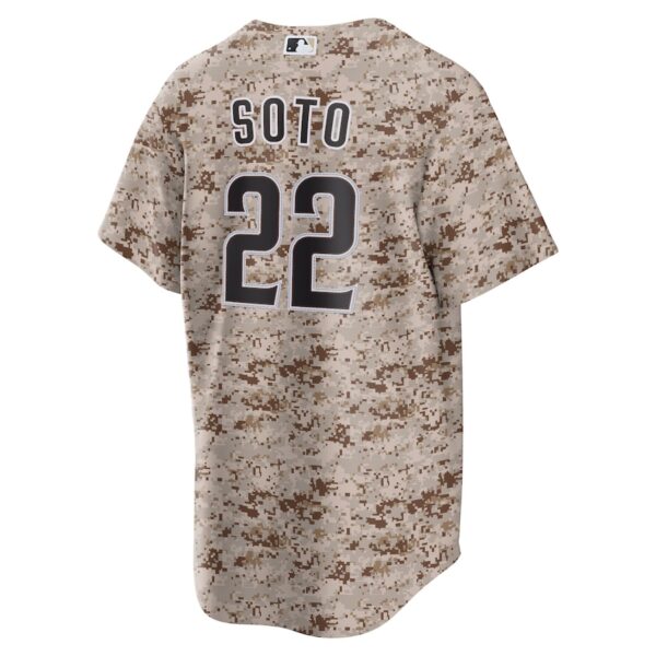 Jerseys Men’s San Diego Padres Juan Soto Nike Camo USMC Alternate Replica