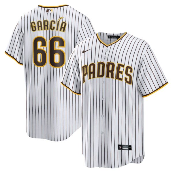 Jerseys Men’s San Diego Padres Luis García Nike White Home Replica