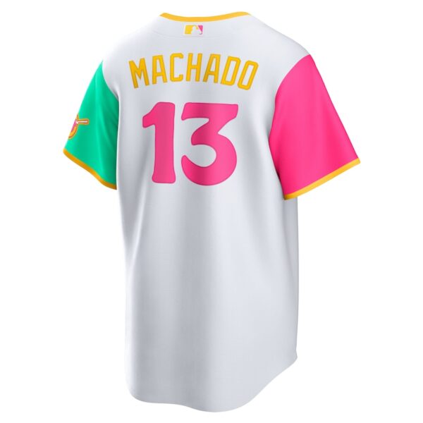 Jerseys Men’s San Diego Padres Manny Machado Nike White 2022 City Connect Replica