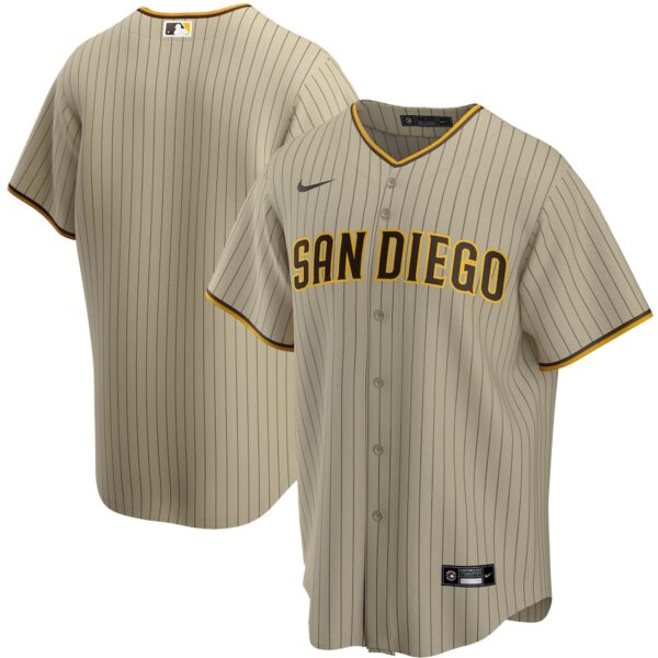 Jerseys Men’s San Diego Padres Nike Tan Alternate Replica