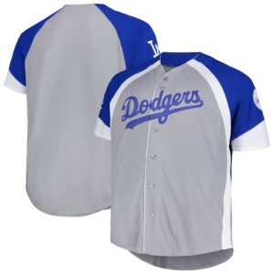 Los Angeles Dodgers Profile Big & Tall Colorblock – Gray