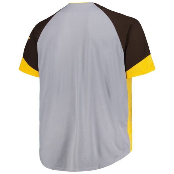 Men’s San Diego Padres Profile Gray Big & Tall Colorblock