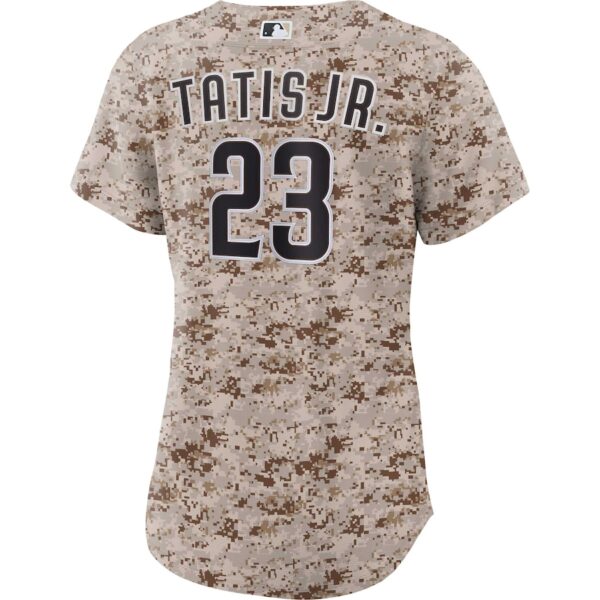 Jerseys Women’s San Diego Padres Fernando Tatis Jr. Nike Camo USMC Alternate Replica