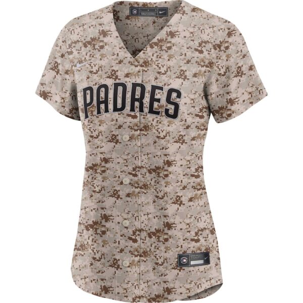 Jerseys Women’s San Diego Padres Juan Soto Nike Camo USMC Alternate Replica