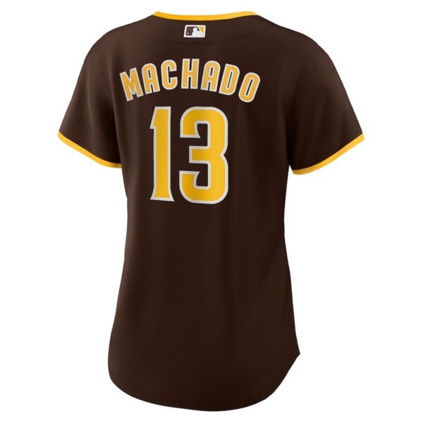 Jerseys Women’s San Diego Padres Manny Machado Nike Brown Road Replica