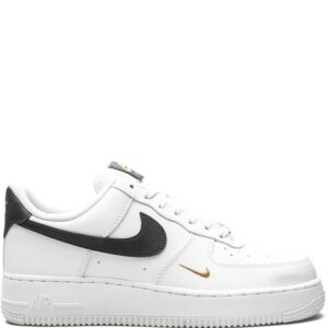 Air Force 1 Low 07 Essential White Black Gold Mini Swoosh